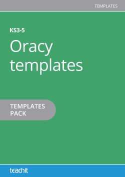 Oracy templates cover