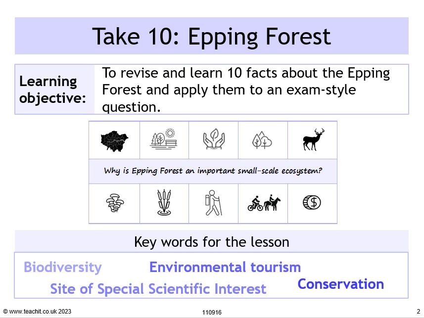 epping forest case study gcse geography