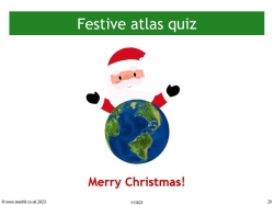 Festive atlas quiz