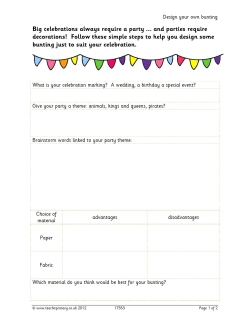Design your own bunting